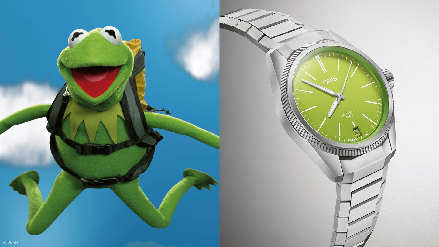 ORIS PROPILOT X KERMIT EDITION 01 400 7778 7157-Set