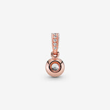 Pandora Round Sparkle Halo Pendant 380379CZ