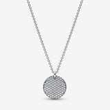 Pandora Timeless Pav&eacute; Round Pendant Necklace