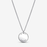 Pandora Timeless Pav&eacute; Round Pendant Necklace