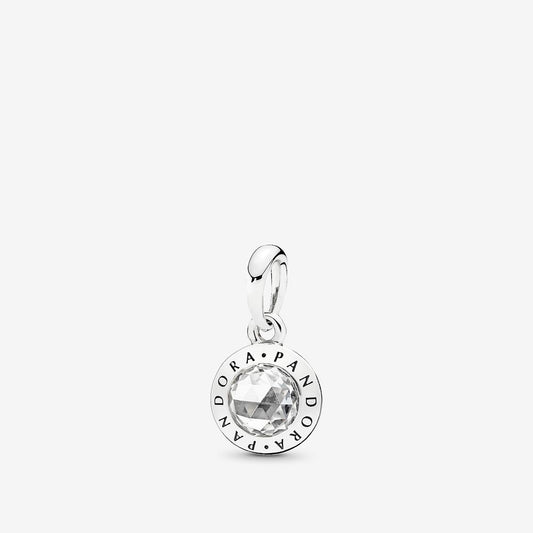 Pandora Radiant PANDORA Logo Pendant 396217CZ