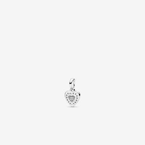 Pandora PANDORA Logo Heart Necklace Pendant 397376CZ