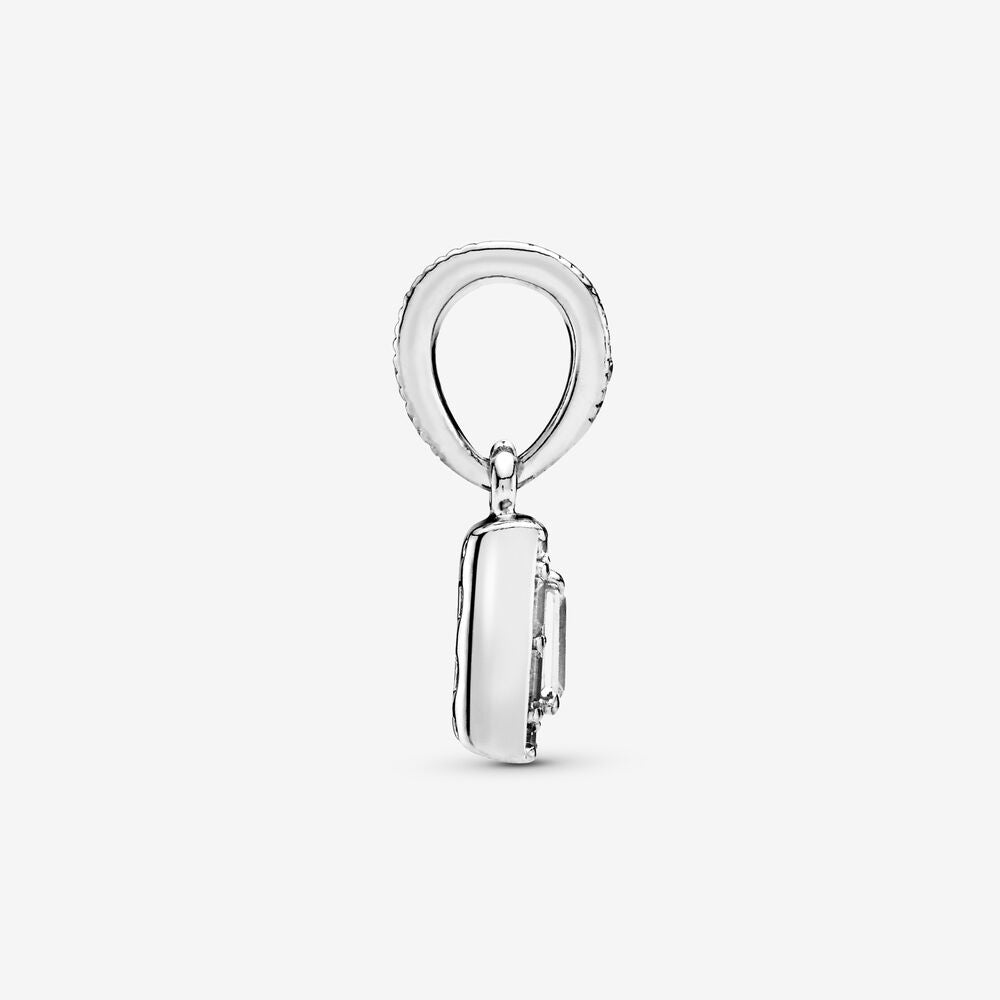 Pandora Sparkling Square Halo Pendant 397543CZ