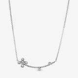 Pandora Four-Petal Flower Necklace 397956CZ