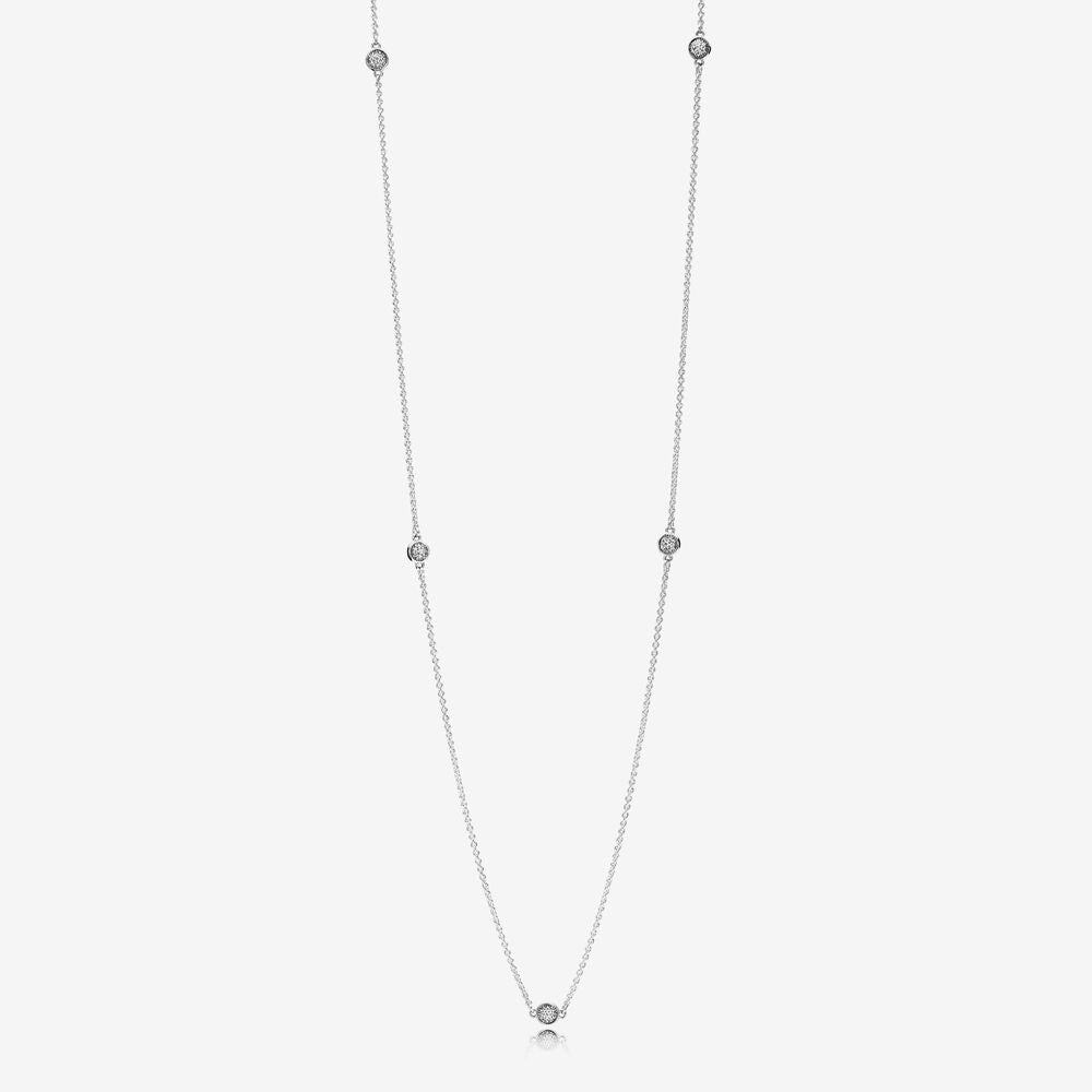 Pandora Dazzling Dainty Droplets Necklace 590525CZ