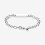 Engravable Bar Link Bracelet