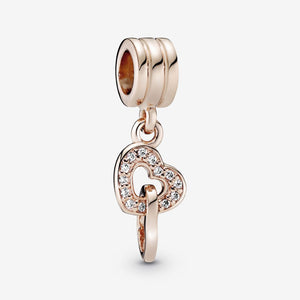 Pandora Interlocking Hearts Dangle Charm 781242CZ