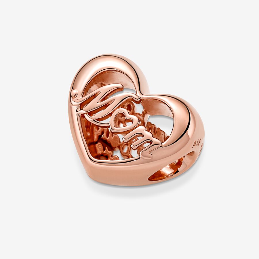 Thank You Mom Heart Charm
