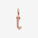 Letter j Script Alphabet Dangle Charm