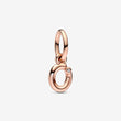 Letter o Script Alphabet Dangle Charm