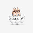 Two-tone Splittable Family Generation of Hearts Triple Dangle Charm
