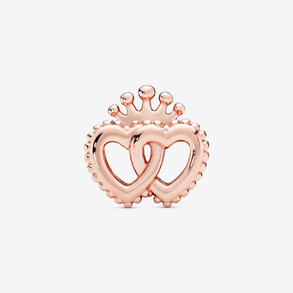 Pandora Crown & Entwined Hearts Charm 787670