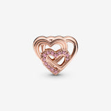 Panodora  Intertwined Love Hearts Charm  789529C01