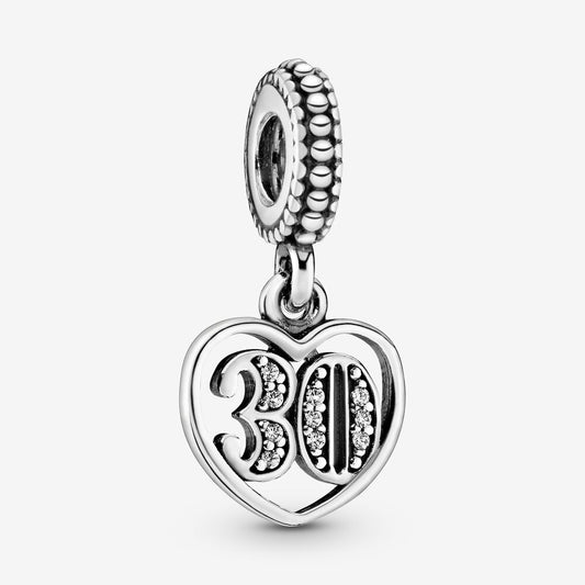 Pandora 30th Celebration Dangle Charm 791287CZ