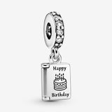 Pandora Birthday Card Dangle Charm 791723CZ