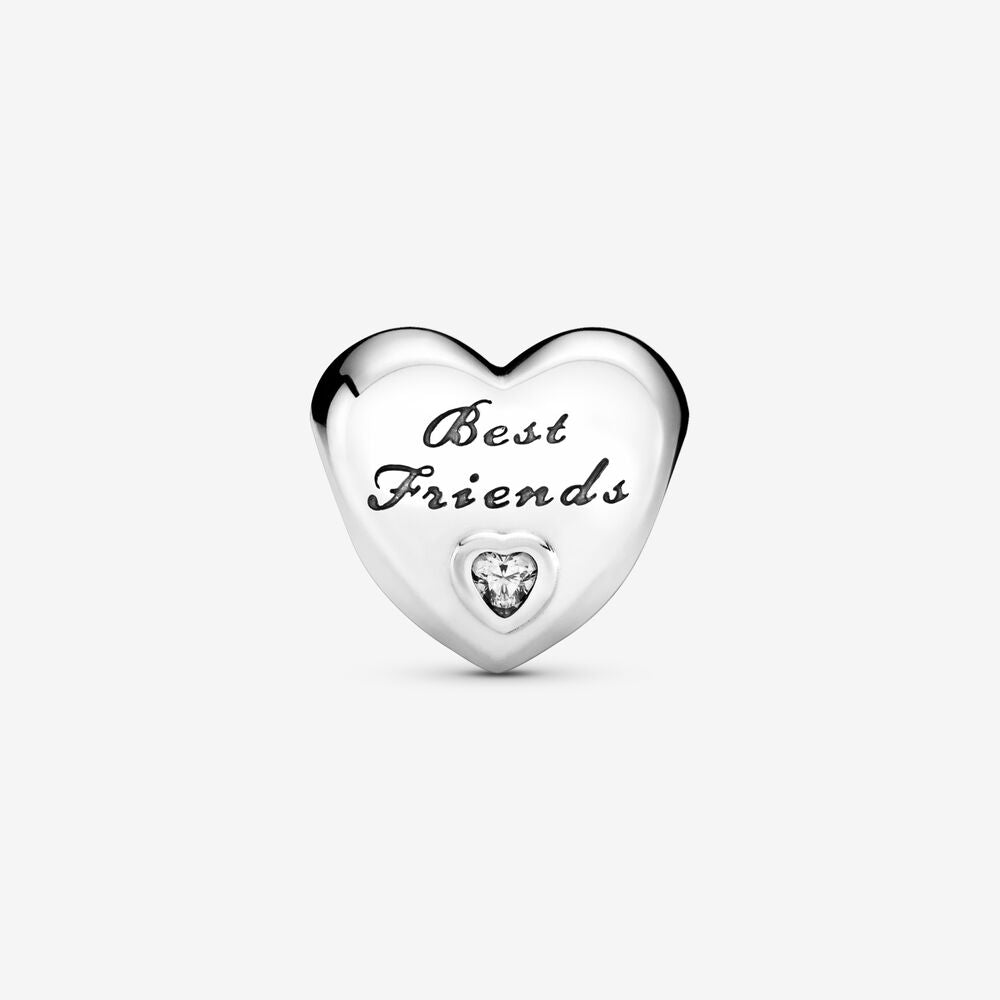 Pandora Polished Best Friends Heart Charm 791727CZ
