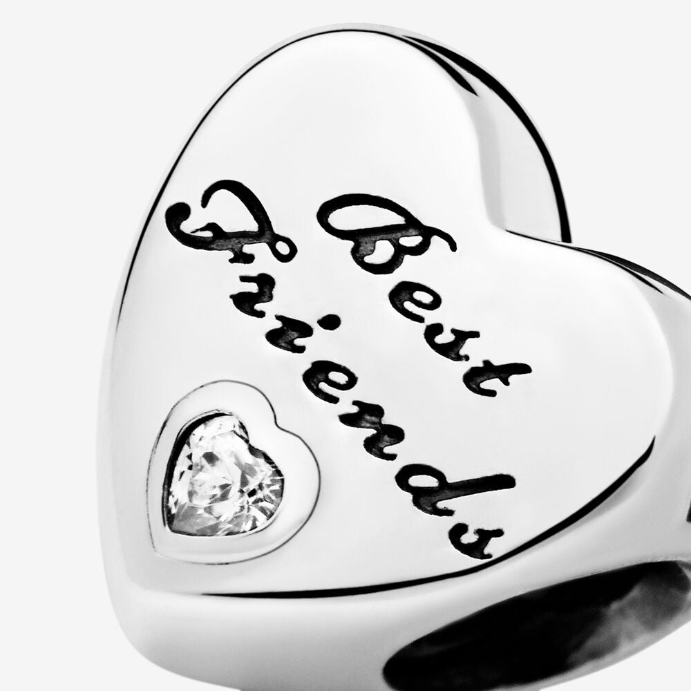 Pandora Polished Best Friends Heart Charm 791727CZ