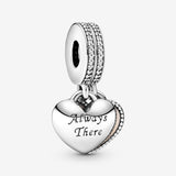 Pandora Always There Heart Dangle Charm 791950CZ