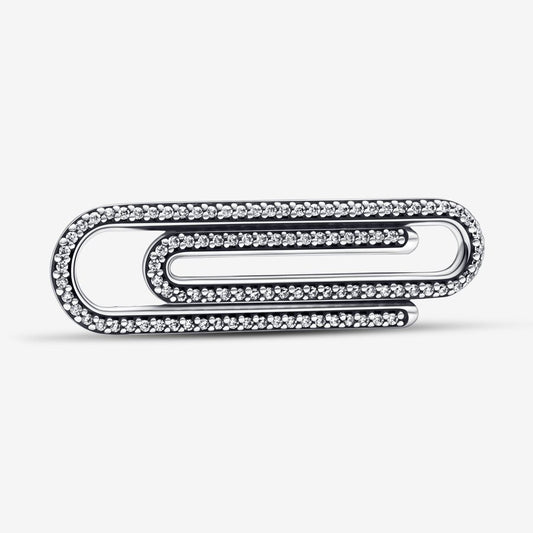 Pandora ME Pav&eacute; Paperclip Styling Link