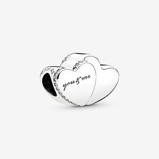 Pandora Two Hearts Charm 796560CZ
