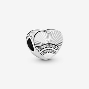 Pandora Heart Fan Charm 797288CZ