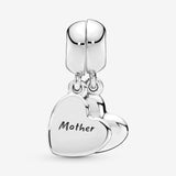 Pandora Mother & Son Heart Split Dangle Charm 797777EN16