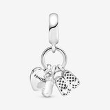 Pandora Baby Bottle & Shoes Dangle Charm 798106CZ