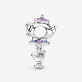 Disney Beauty and the Beast Mrs. Potts and Chip Dangle Charm