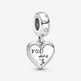 Pandora Congratulations Heart &amp; Stars Dangle Charm 799323C01