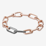 Pandora ME Styling Pav&eacute; Double Link