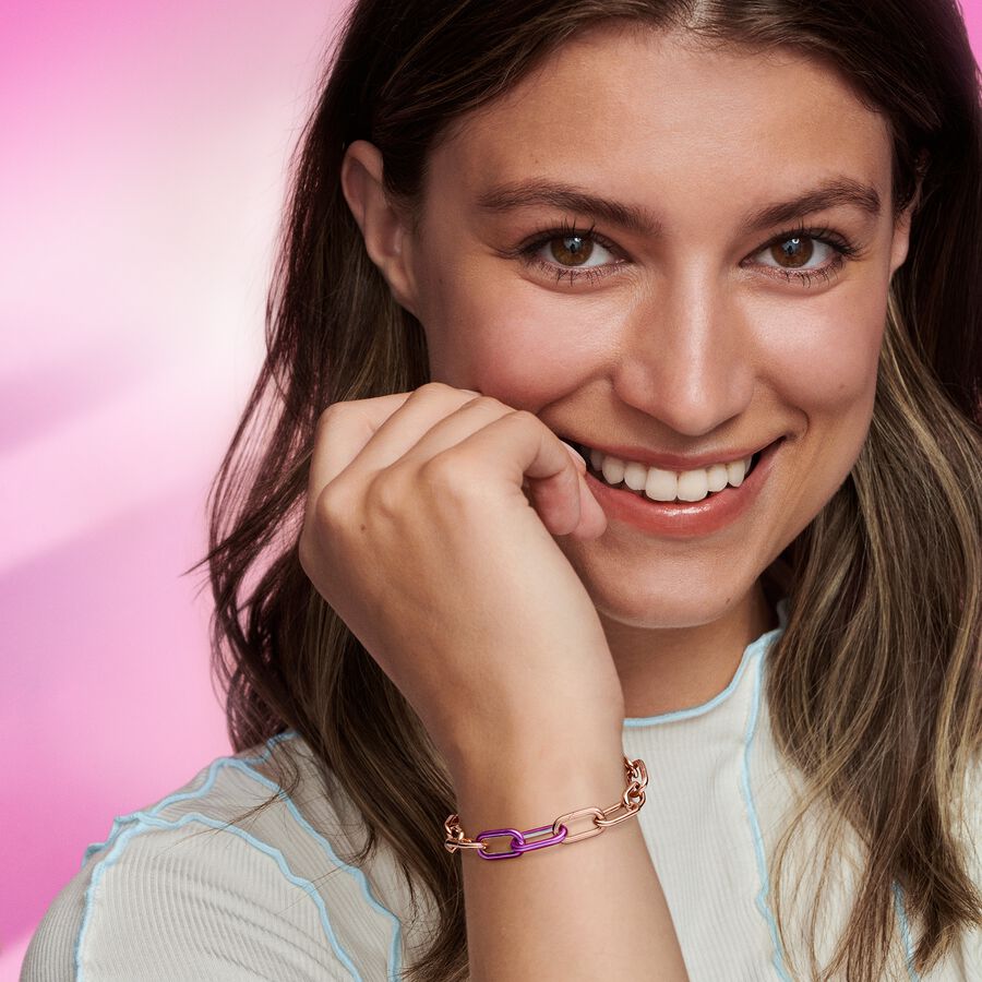 Pandora ME Styling Shocking Purple Double Link