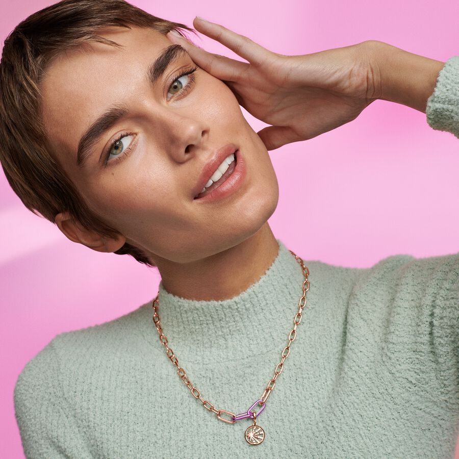 Pandora ME Styling Shocking Purple Double Link