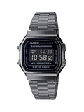 CASIO DIGITAL WATCH IN BLACK A168WGG-1BVT