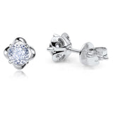 0.16CT.TW DIAMOND SOLITAIRE STUD WITH 1/2 CARAT OUTLOOK