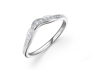 EsCa DIAMOND RING IN 18K WHITE GOLD