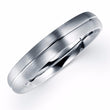 WEDDING RING IN 18K WHITE GOLD (4.0mm)