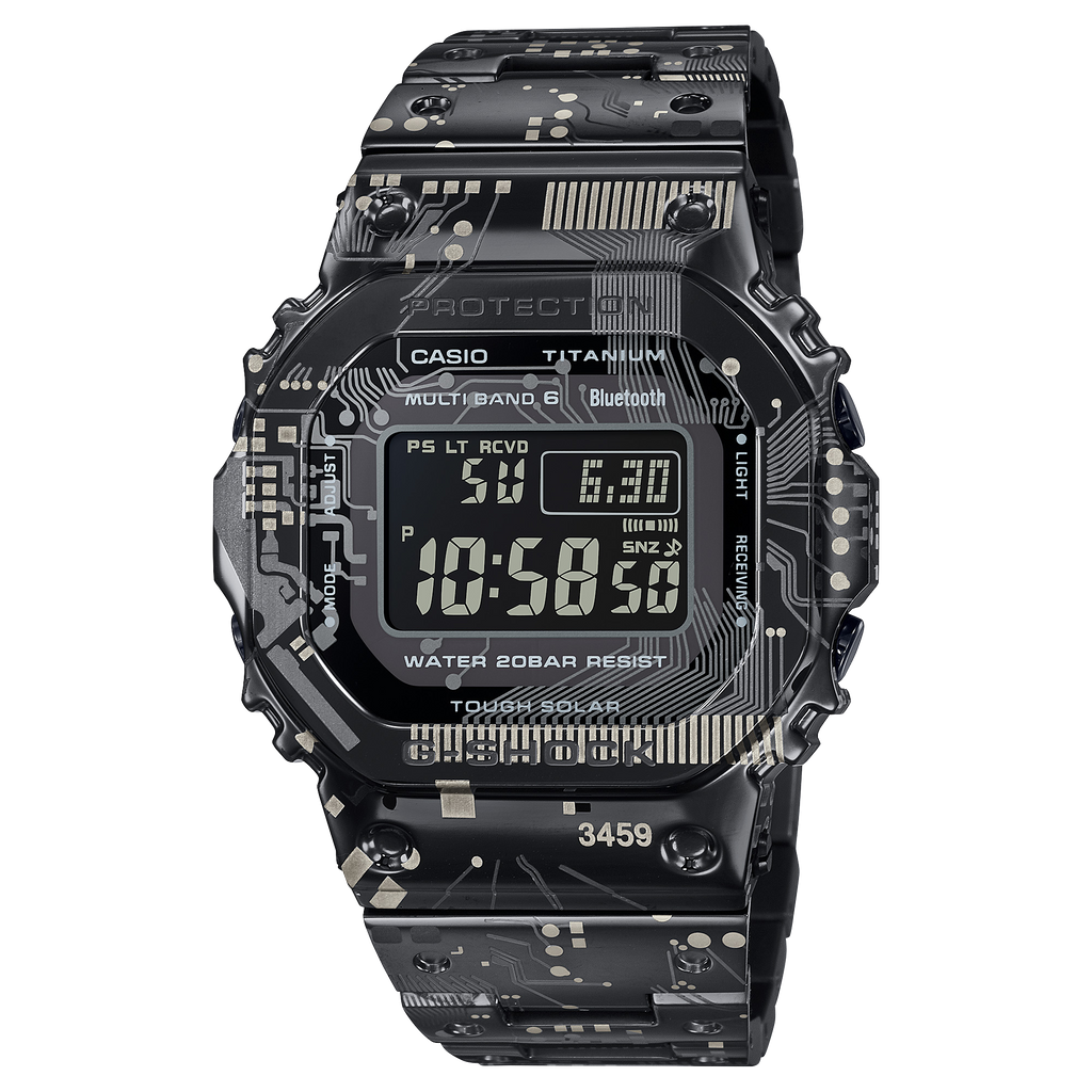Casio G Shock Full Metal Circuit Camouflage GMWB5000TCC