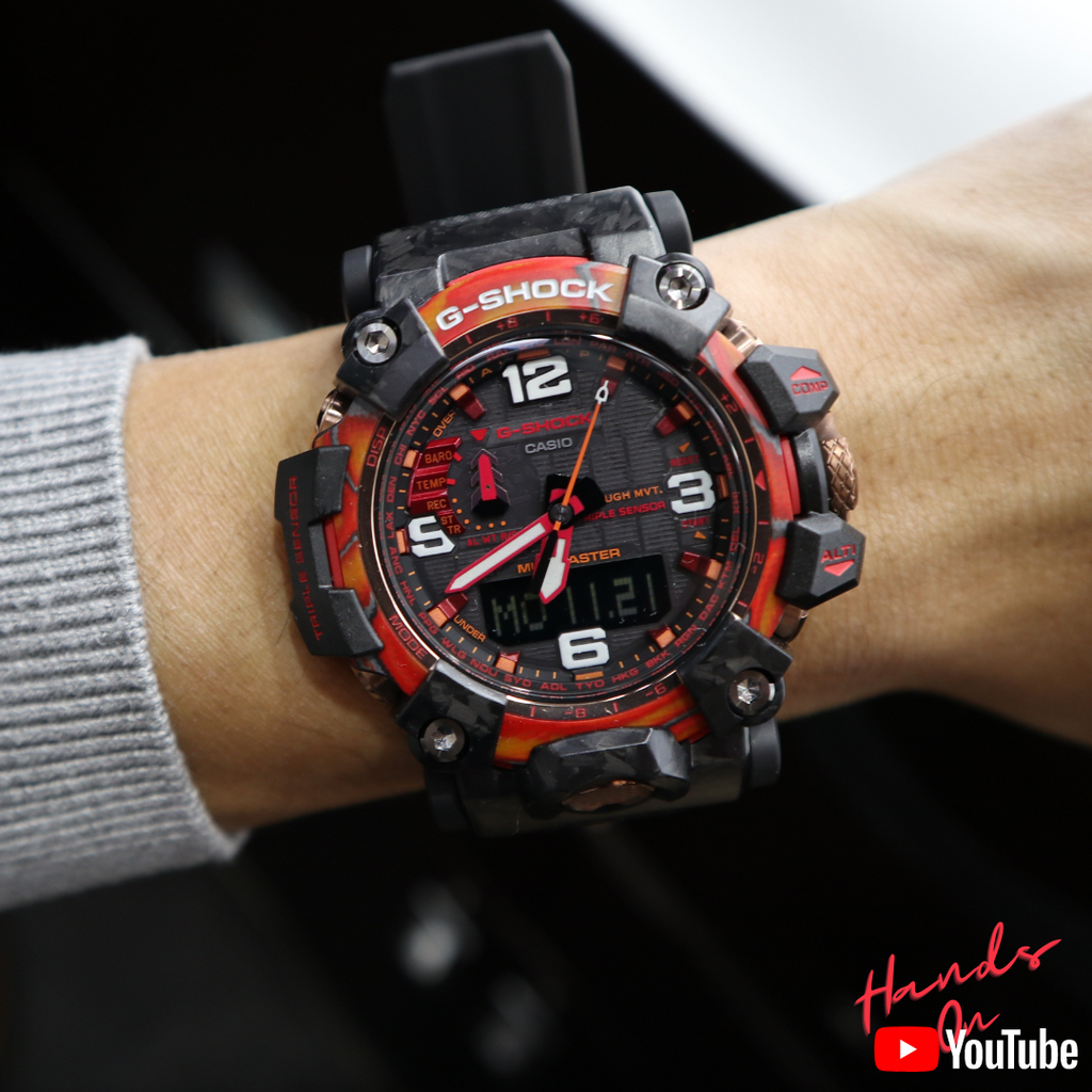 G SHOCK GWG2040FR 1A 40TH ANNIVERSARY FLARE RED MUDMASTER