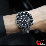 Seiko 5 Sports GMT black dial SKX SSK001 SSK001k1