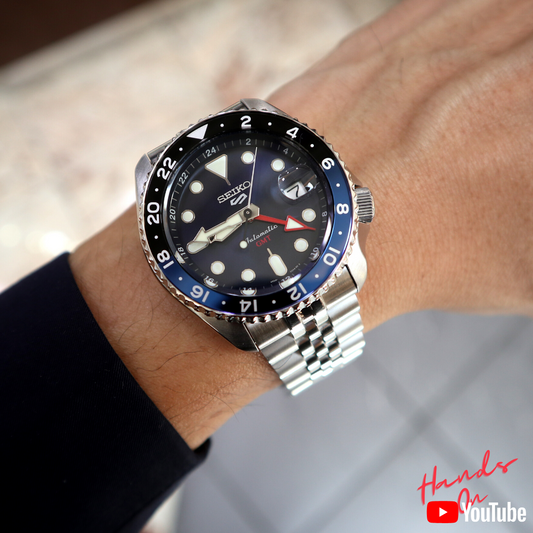 Seiko 5 Sports GMT blue dial SKX SSK003 SSK003K1
