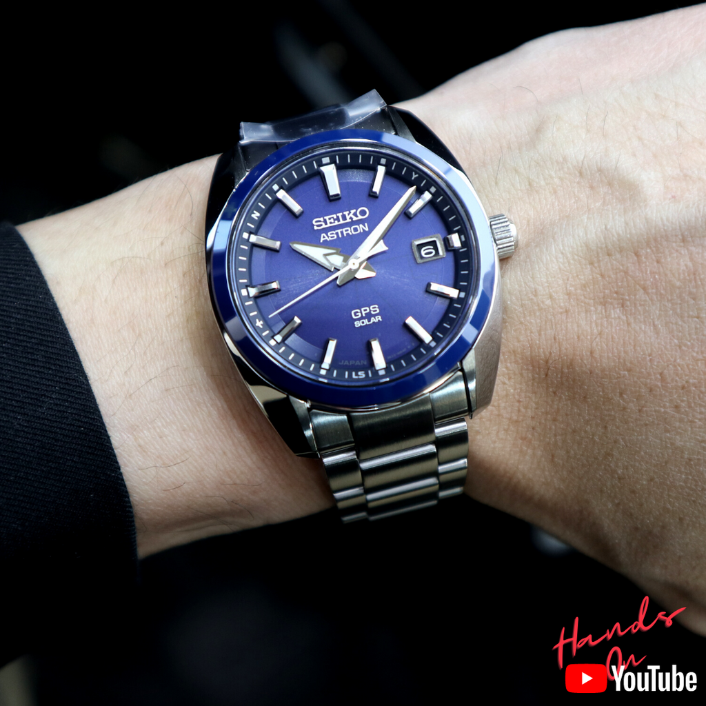 Seiko solar best sale blue