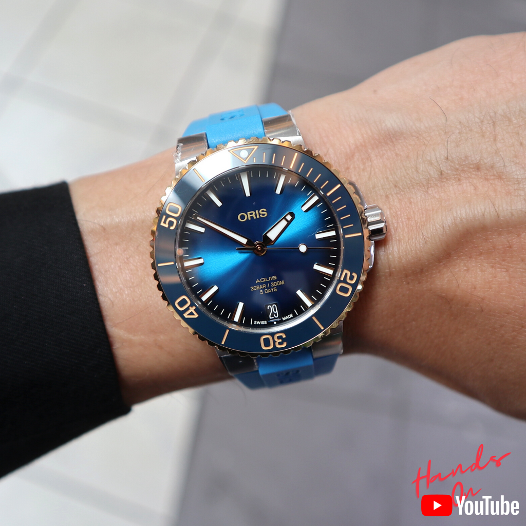 Oris Aquis Date Calibre 400 41.5 mm Bi Colour 01 400 7769 6355 07 4 22 75FC