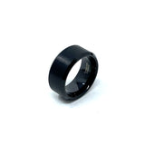 Tungsten Wedding Ring Band in Black (10mm)