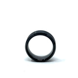 Tungsten Wedding Ring Band in Black (8mm)