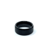 Tungsten Wedding Ring Band in Black (8mm)