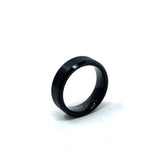 Tungsten Wedding Ring Band in Black (6mm)