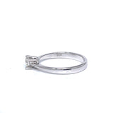 0.31ct Four-Prong Classic Diamond Engagement Ring in 18k White Gold
