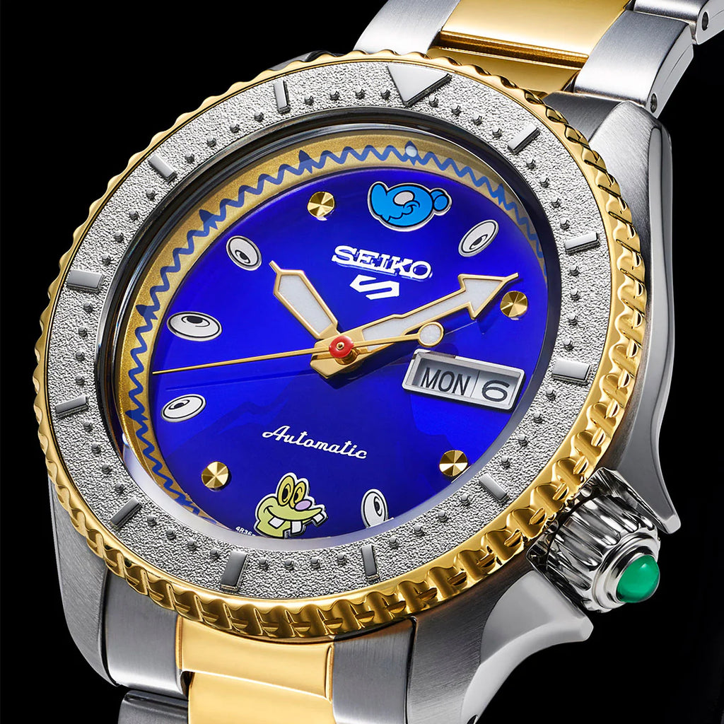 Seiko 5 automatic blue dial on sale