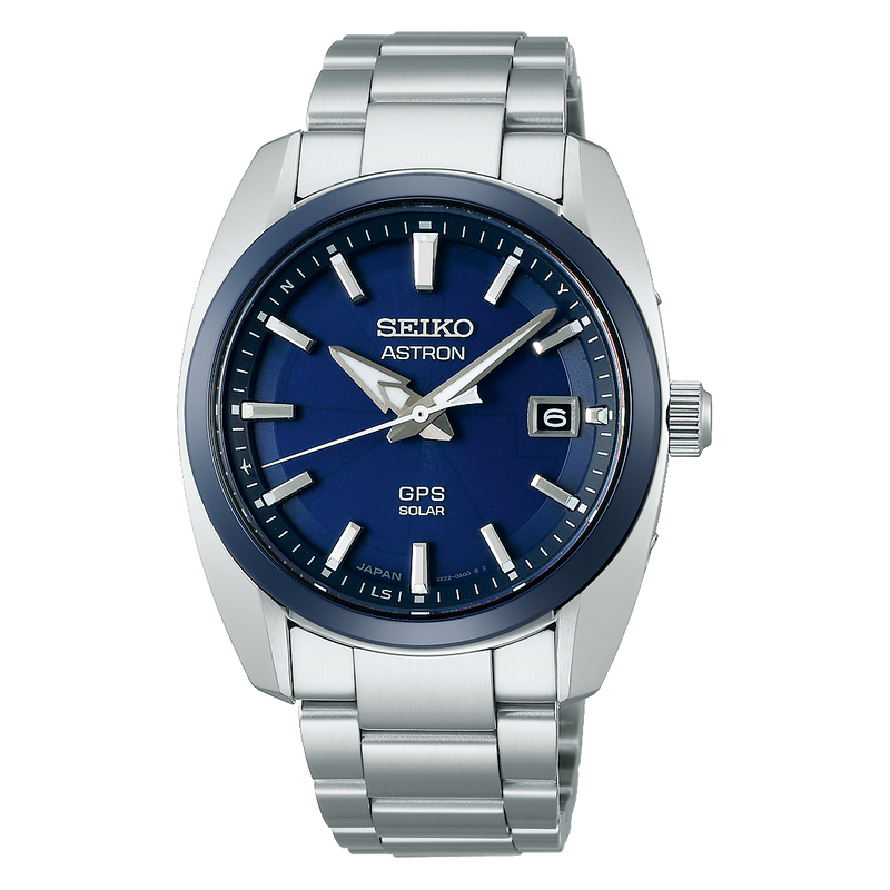 Seiko solar watch deals blue face