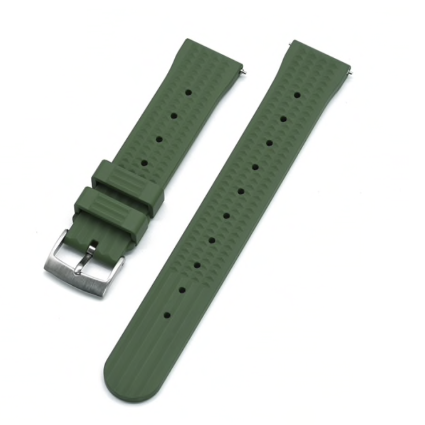 Rubber Waffle Dive Watch Strap Band MM300 62MAS ZLM01